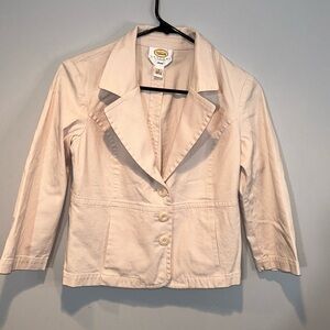 Talbots Petites Stretch Ladies Cute Blazer